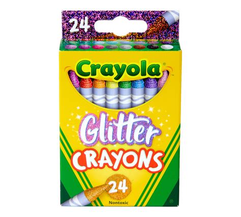 glitter crayons  count crayola crayons crayolacom crayola