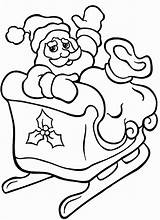 Sleigh Santa Coloring Pages Claus Christmas His Printable Fat Color Colouring Big Getcolorings Print Clau Getdrawings Colorings sketch template