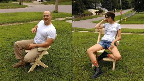 Dad Creates A Bi Chair For His Bisexual Daughter Who Can T Sit
