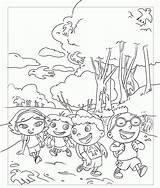 Coloring Little Einsteins Pages Printable Library Books Clipart sketch template
