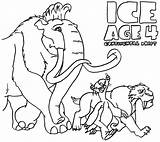 Coloring Ice Age Pages Ellie Popular sketch template
