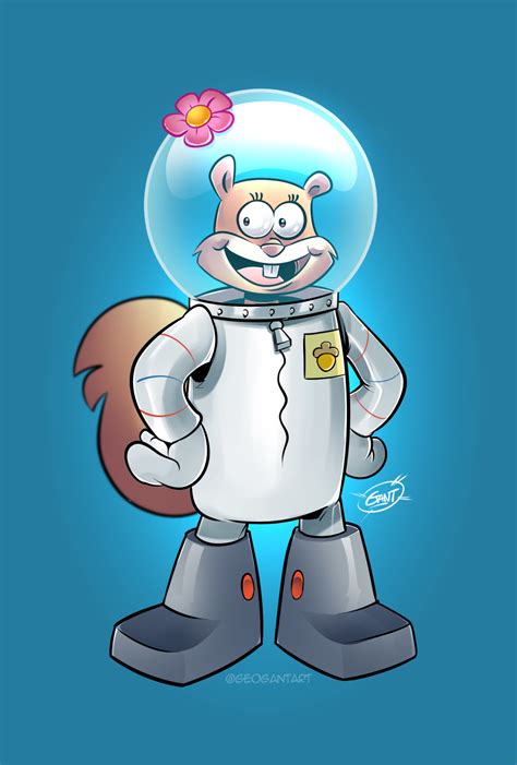 sandy cheeks  geogant  newgrounds