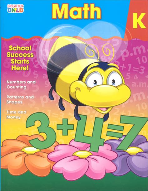 math kindergarten workbook brighter child brighter child