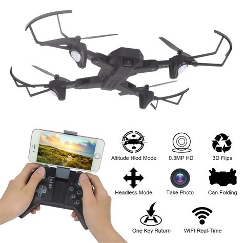 rc drone visuo xsw xshw mini foldable selfie drone  wifi fpv mp  mp camera