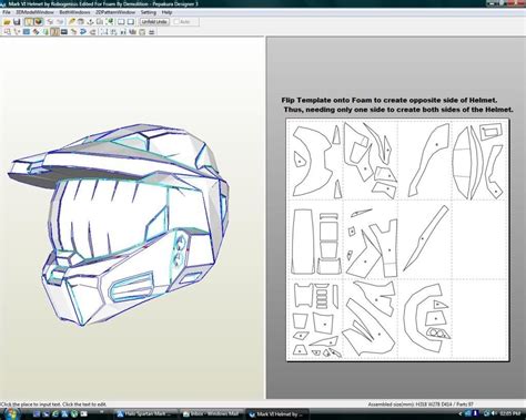 easy papercraft halo helmet template onlyhats