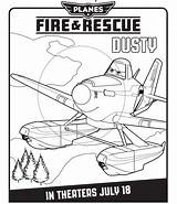 Fire Planes Rescue Coloring Pages Printables Disney sketch template