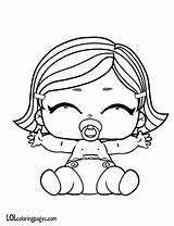 Lol Coloring Baby Pages Dolls Printable Surprise Lil Puppy sketch template