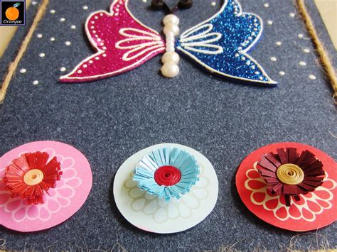 craft work butterfly card