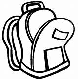 Bag Clipart Backpack School Clip Open Drawing Book Coloring Bags Back Pack Computer Cartoon Bookbag Cliparts Clipartwiz Transparent Getdrawings Library sketch template