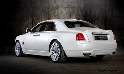 mansory rolls royce ghost upgrades  white  electric