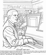 Joplin Composer Key Francis Dover Publications Doverpublications Ragtime Composers sketch template