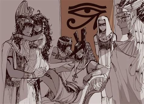 egyptian gods by blueicecube on deviantart left to right