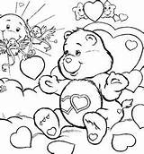 Coloring Pages Bear Care Bears Disney Printable Print Adult Adults Colouring Sheets Cuss Book Color Colors Books Party Princess Characters sketch template