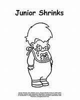 Shrinks George Coloring Gs Cb Pages sketch template