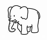 Elephant Drawing Cartoon Animals Elephants Cute Easy Kids Coloring Simple Drawings Animal Baby Clip Pages Clipart Printable Draw Cartoons Sketch sketch template