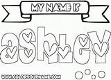 Coloring Name Pages Bubble Letters Names Create Ashley Printable Girl Color Print Own Getcolorings Getdrawings Popular Coloringhome Colorings sketch template