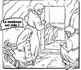 Resurrection Bible Risen Ressuscité Sepolcro Vuoto sketch template