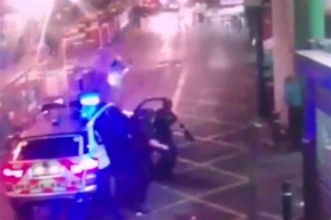 london attack video emerges of police shooting bbc news