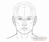 Outline Drawing Face Male Head Step Draw Hair Drawings Paintingvalley Shape Outlining Top sketch template