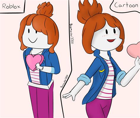 Roblox Style Vs Cartoon Style By Bromaster3000 On Deviantart