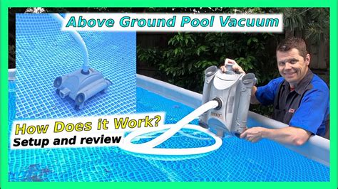 ground pool vacuum intex pool vacuum youtube