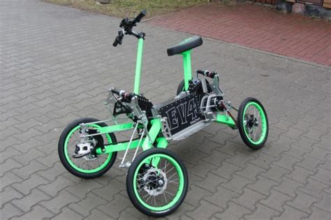 ev innovative electric quad bike  green optimistic