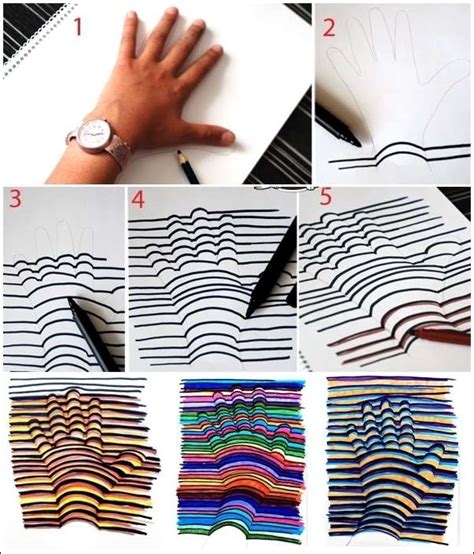 This 3d Hand Drawing Is So Cool And Easy Peasy