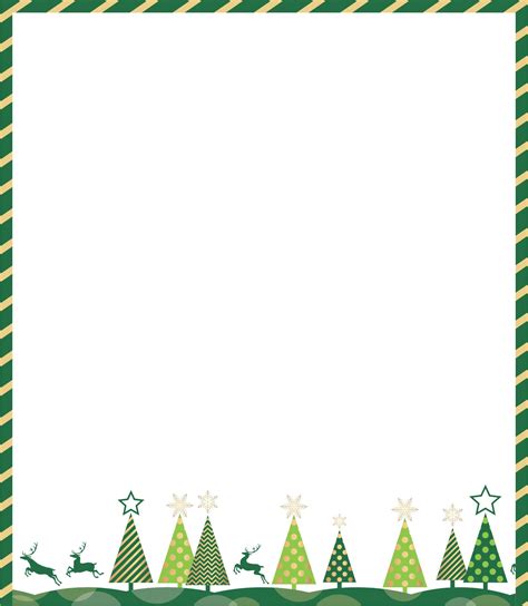 christmas border paper printable printable world holiday