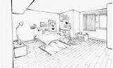 Bedroom Chambre Cuarto Architecture Coloringbay Coloriages Edificios Heard Parfait Coucher Bâtiments sketch template
