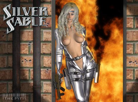 Silver Sable Naked 3d Art Silver Sable Erotic Art