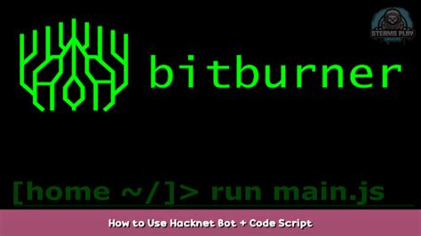 bitburner    hacknet bot code script steams play