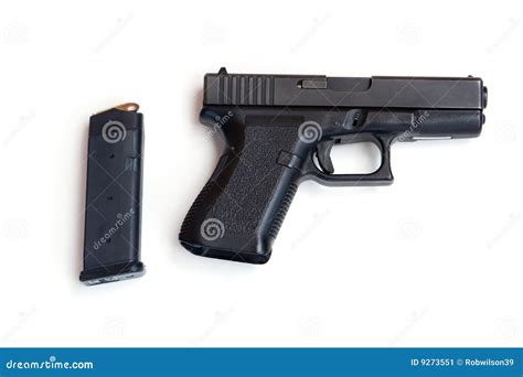 pistol  magazine stock image image  army fire protection