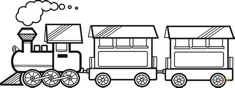 steam train   carriages coloring page  printable coloring