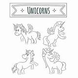 Unicorns Unicorn sketch template