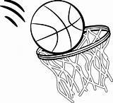 Basketball Hoop Coloring Sketch Drawing Goal Line Rim Pages Going Into Getdrawings Printable Color Getcolorings Sketches Colo Clipartmag Paintingvalley sketch template