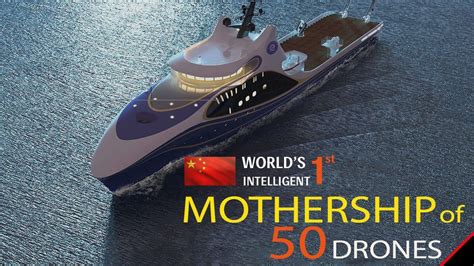 china launched worlds  intelligent mothership  drones youtube