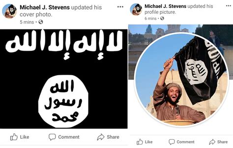 york mans facebook account hacked based   isis hacking