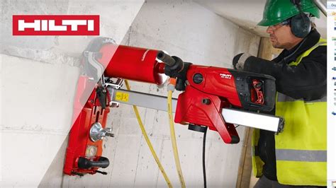 hilti dd  coring tool  rig based wet drilling  concrete youtube