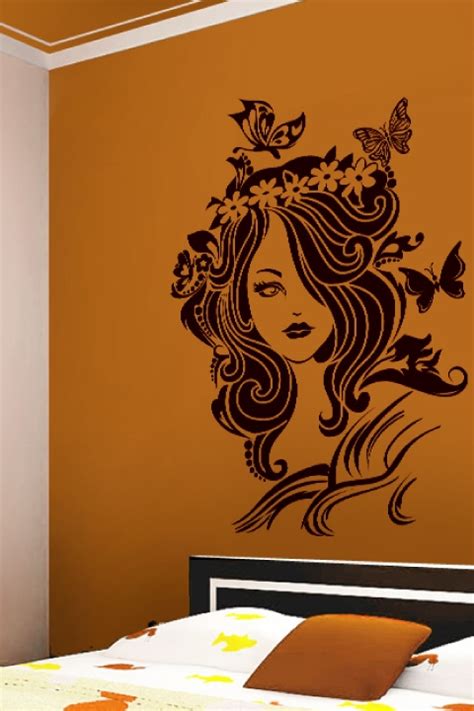wall decals lady butterfly art without boundaries