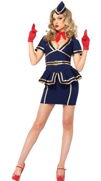 vintage flight attendant costume stewardess costume