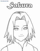 Haruno Naruto sketch template