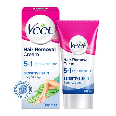 buy veet hair removal cream sensitive skin 30 gm online at best price