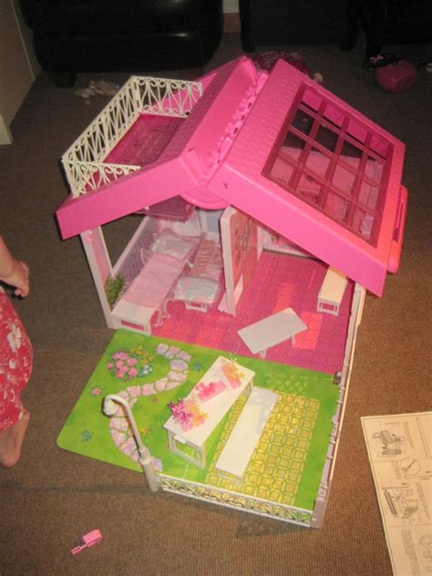 fold  fun house barbie barbie house childhood toys