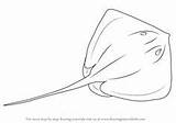Stingray Fishes Ray Sting Manta Drawingtutorials101 Rochen Printmaking Aprender sketch template