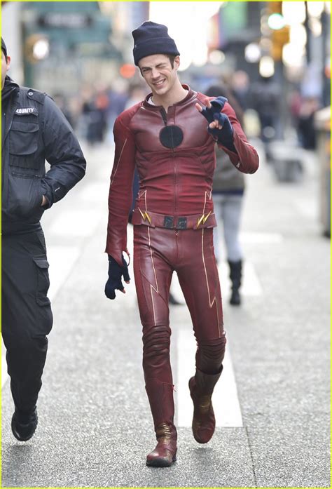 Full Sized Photo Of Grant Gustin Hares First Photos Fro Supergirls