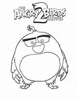 Angry Kolorowanka Ptak Czarny Blackbird Hatching sketch template