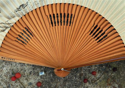 vintage folding fan japanese decorative hand fan   etsy
