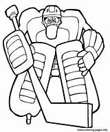 Hockey Coloring Goalie Pages Colouring Printable Drawing Goalies Coloriage Bruins Kid Montreal Kids Color Dessin Pads Print Jets Zach Winnipeg sketch template