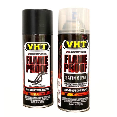 fire flame proof exhaust spray paint black silica ceramic high