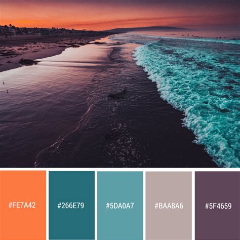 8 Beach Themed Color Palettes Strong Virtual Support